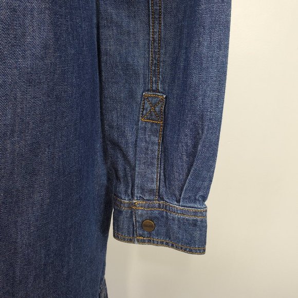 Sanctuary "Modern Desert" Faith Wash Denim Jean Shift Dress With Pockets NWT S - Picture 8 of 15